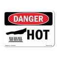thumbnail image 1 of OSHA Danger Sign - Hot | Decal | Protect Your Business, Construction Site, Warehouse & Shop Area |  Made in The USA, 1 of 5