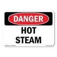 thumbnail image 1 of OSHA Danger Sign - Hot Steam | Plastic Sign | Protect Your Business, Construction Site, Warehouse & Shop Area |  Made in The USA, 1 of 5