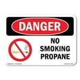 thumbnail image 1 of OSHA Danger Sign - No Smoking Propane | Decal | Protect Your Business, Construction Site, Warehouse & Shop Area |  Made in The USA, 1 of 5
