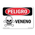 thumbnail image 1 of OSHA Danger Sign - Poison Spanish |  Aluminum Sign | Protect Your Business, Construction Site, Warehouse & Shop Area |  Made in The USA, 1 of 6