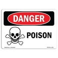 thumbnail image 1 of OSHA Danger Sign - Poison, 1 of 1