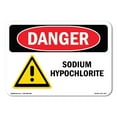 thumbnail image 1 of OSHA Danger Sign - Sodium Hypochlorite | Decal | Protect Your Business, Construction Site, Warehouse & Shop Area |  Made in The USA, 1 of 5