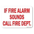 thumbnail image 1 of OSHA Decal - If Fire Alarm Sounds Call Fire Dept. | Decal | Protect Your Business, Work Site, Warehouse & Shop Area |  Made in the USA, 1 of 5