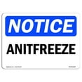 thumbnail image 1 of OSHA Notice Sign - Antifreeze | Decal | Protect Your Business, Construction Site, Warehouse & Shop Area |  Made in the USA, 1 of 4