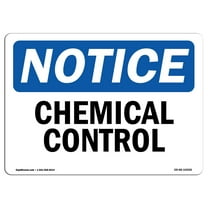 OSHA Notice Sign - Chemical Control | Plastic Sign | Protect Your Business, Construction Site, Warehouse & Shop Area |  Made in the USA