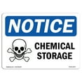 thumbnail image 1 of OSHA Notice Sign - Chemical Storage | Plastic Sign | Protect Your Business, Construction Site, Warehouse & Shop Area |  Made in the USA, 1 of 5