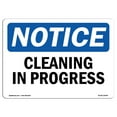 thumbnail image 1 of OSHA Notice Sign - Cleaning In Progress | Plastic Sign | Protect Your Business, Construction Site, Warehouse & Shop Area |  Made in the USA, 1 of 5