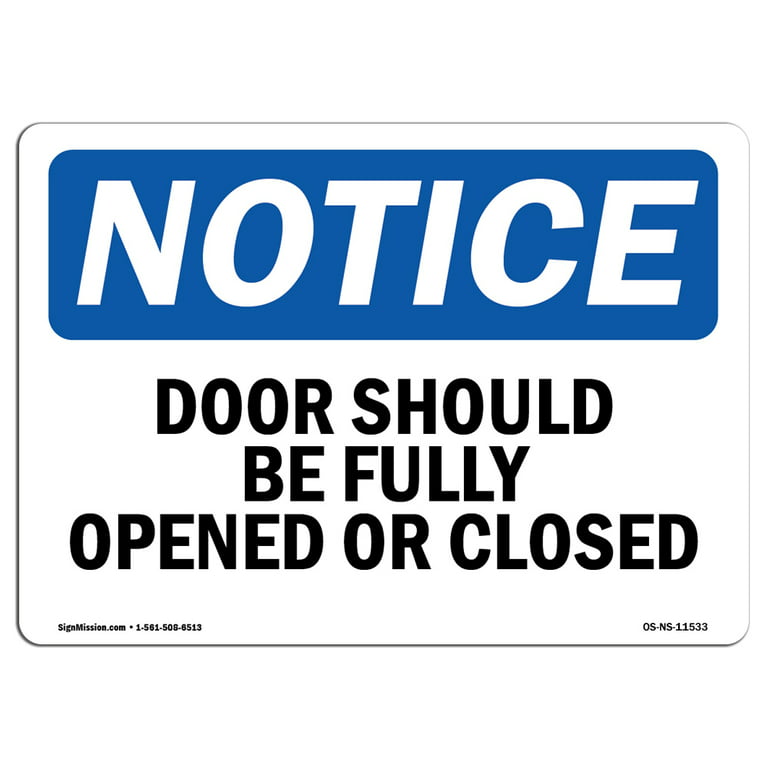 OSHA Notice Signs Please Keep Door Locked Decal Protect, 56% OFF