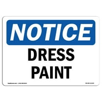 OSHA Notice Sign - Dress Pants | Decal | Protect Your Business, Construction Site, Warehouse & Shop Area | Made in the USA