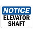 thumbnail image 1 of OSHA Notice Sign - Elevator Shaft | Decal | Protect Your Business, Construction Site, Warehouse & Shop Area |  Made in the USA, 1 of 4