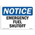 thumbnail image 1 of OSHA Notice Sign - Emergency Fuel Shutoff | Plastic Sign | Protect Your Business, Construction Site, Warehouse & Shop Area |  Made in the USA, 1 of 5