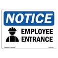 thumbnail image 1 of OSHA Notice Sign - Employee Entrance, 1 of 1