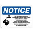 thumbnail image 1 of OSHA Notice Sign - Employees Working With Chromium | Plastic Sign | Protect Your Business, Construction Site, Warehouse & Shop Area |  Made in the USA, 1 of 5