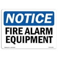 thumbnail image 1 of OSHA Notice Sign - Fire Alarm Equipment | Decal | Protect Your Business, Construction Site, Warehouse & Shop Area |  Made in the USA, 1 of 4