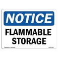 thumbnail image 1 of OSHA Notice Sign - Flammable Storage, 1 of 1