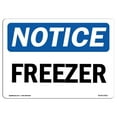 thumbnail image 1 of OSHA Notice Sign - Freezer, 1 of 1