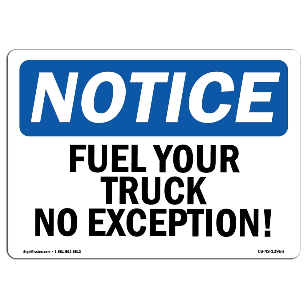 "Diesel Fuel Only" Notice Sign - 8" Vinyl Decal Sticker, Waterproof & UV Resistant, For Pumps & Tanks