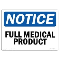 OSHA Notice Sign - Full Medical Product | Plastic Sign | Protect Your Business, Construction Site, Warehouse & Shop Area |  Made in the USA