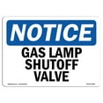 thumbnail image 1 of OSHA Notice Sign - Gas Lamp Shutoff Valve | Decal | Protect Your Business, Construction Site, Warehouse & Shop Area |  Made in the USA, 1 of 4