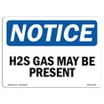 thumbnail image 1 of OSHA Notice Sign - H2S May Be Present | Decal | Protect Your Business, Construction Site, Warehouse & Shop Area |  Made in the USA, 1 of 4