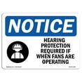 thumbnail image 1 of OSHA Notice Sign - Hearing Protection Required | Plastic Sign | Protect Your Business, Construction Site, Warehouse & Shop Area |  Made in the USA, 1 of 5