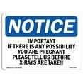 thumbnail image 1 of OSHA Notice Sign - Important If There Is Any Possibility You | Decal | Protect Your Business, Construction Site |  Made in the USA, 1 of 1