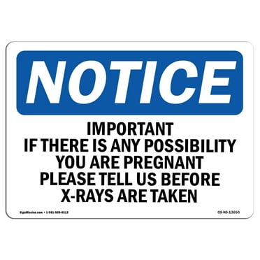 OSHA Notice Sign - Important If There Is Any Possibility You | Decal | Protect Your Business, Construction Site |  Made in the USA