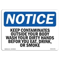 OSHA Notice Sign - Soiled Robes And Towels Only In This Bin | Aluminum ...
