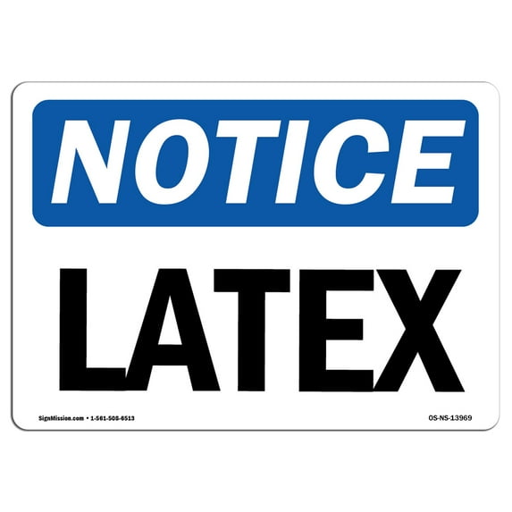 OSHA Notice Sign - Latex | Decal | Protect Your Business, Construction Site, Warehouse & Shop Area | Made in the USA