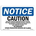 thumbnail image 1 of OSHA Notice Sign - NOTICE Caution This Area Contains Energized | Plastic Sign | Protect Your Business, Work Site, Warehouse & Shop Area |  Made in the USA, 1 of 5