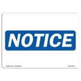 thumbnail image 1 of OSHA Notice Sign - NOTICE Notice Label | Decal | Protect Your Business, Construction Site, Warehouse & Shop Area |  Made in the USA, 1 of 4