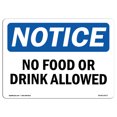 thumbnail image 1 of OSHA Notice Sign - No Food Or Drink Allowed | Decal | Protect Your Business, Construction Site, Warehouse & Shop Area |  Made in the USA, 1 of 4