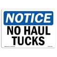 thumbnail image 1 of OSHA Notice Sign - No Haul Trucks | Plastic Sign | Protect Your Business, Construction Site, Warehouse & Shop Area |  Made in the USA, 1 of 5