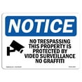 thumbnail image 1 of OSHA Notice Sign - No Trespassing This Property Sign With Symbol | Decal | Protect Your Business, Construction Site |  Made in the USA, 1 of 4