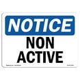 thumbnail image 1 of OSHA Notice Sign - Non Active | Decal | Protect Your Business, Construction Site, Warehouse & Shop Area |  Made in the USA, 1 of 4