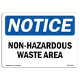 thumbnail image 1 of OSHA Notice Sign - Non-Hazardous Waste Area | Decal | Protect Your Business, Construction Site, Warehouse & Shop Area |  Made in the USA, 1 of 4