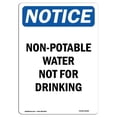 thumbnail image 1 of OSHA Notice Sign - Non-Potable Water Not for Drinking, 1 of 1