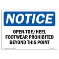 thumbnail image 1 of OSHA Notice Sign - OSHA PPE Foot Sign | Plastic Sign | Protect Your Business, Construction Site, Warehouse & Shop Area |  Made in the USA, 1 of 5