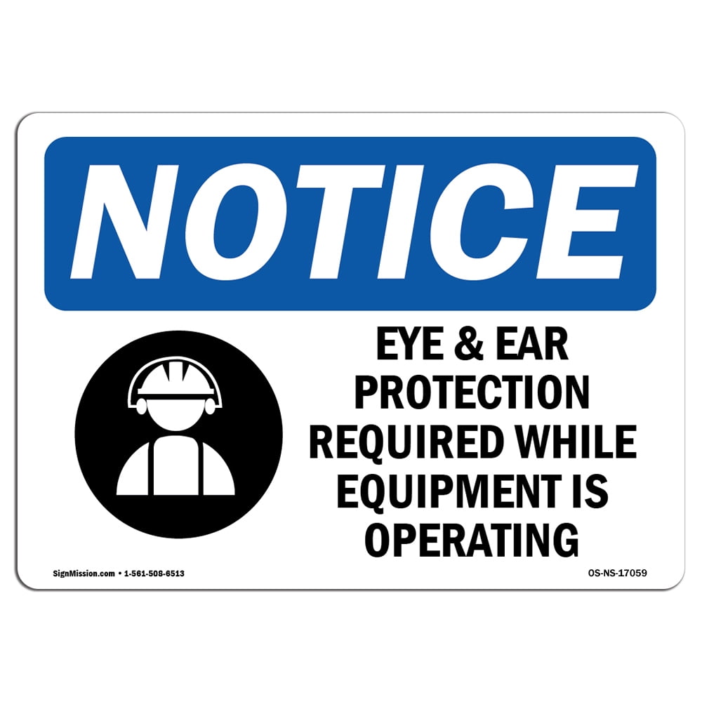 OSHA Notice Sign - OSHA PPE Multiple Sign | Plastic Sign | Protect Your ...