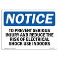 thumbnail image 1 of OSHA Notice Sign - OSHA Shock Hazard Sign | Plastic Sign | Protect Your Business, Construction Site, Warehouse & Shop Area |  Made in the USA, 1 of 5