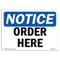 thumbnail image 1 of OSHA Notice Sign - Order Here | Plastic Sign | Protect Your Business, Construction Site, Warehouse & Shop Area |  Made in the USA, 1 of 5