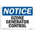 thumbnail image 1 of OSHA Notice Sign - Ozone Generator Control, 1 of 1