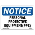 thumbnail image 1 of OSHA Notice Sign - Personal Protective Equipment (PPE) | Decal | Protect Your Business, Construction Site, Warehouse |  Made in the USA, 1 of 4