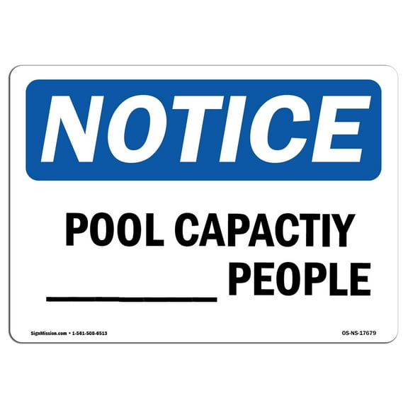 OSHA Notice Sign - Pool Electrical | Plastic Sign | Protect Your Business, Construction Site, Warehouse & Shop Area |  Made in the USA