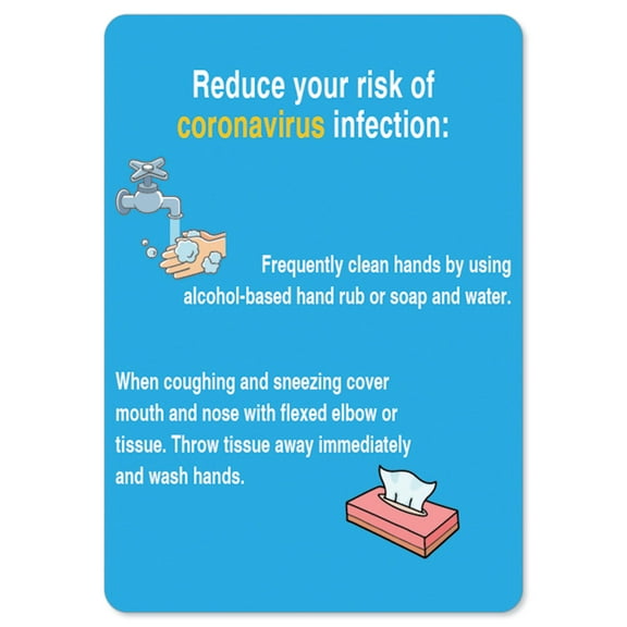 OSHA Notice Sign - Reduce Your Risk | Vinyl Decal | Protect Your Business, Municipality, Home & Colleagues | Made in the USA