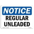 thumbnail image 1 of OSHA Notice Sign - Regular Unleaded | Plastic Sign | Protect Your Business, Construction Site, Warehouse & Shop Area |  Made in the USA, 1 of 5