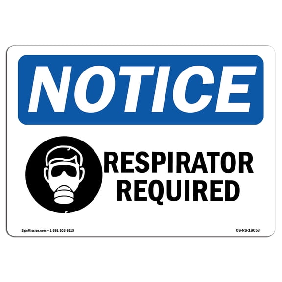 Osha Design OSHA Notice Sign - High Visibility Garment Required Beyond | Aluminum ...