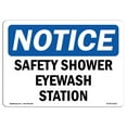 thumbnail image 1 of OSHA Notice Sign - Safety Shower Eyewash Station | Decal | Protect Your Business, Construction Site, Warehouse |  Made in the USA, 1 of 4