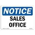 thumbnail image 1 of OSHA Notice Sign - Sales Office | Plastic Sign | Protect Your Business, Construction Site, Warehouse & Shop Area |  Made in the USA, 1 of 5