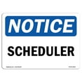 thumbnail image 1 of OSHA Notice Sign - Scheduler | Decal | Protect Your Business, Construction Site, Warehouse & Shop Area |  Made in the USA, 1 of 4